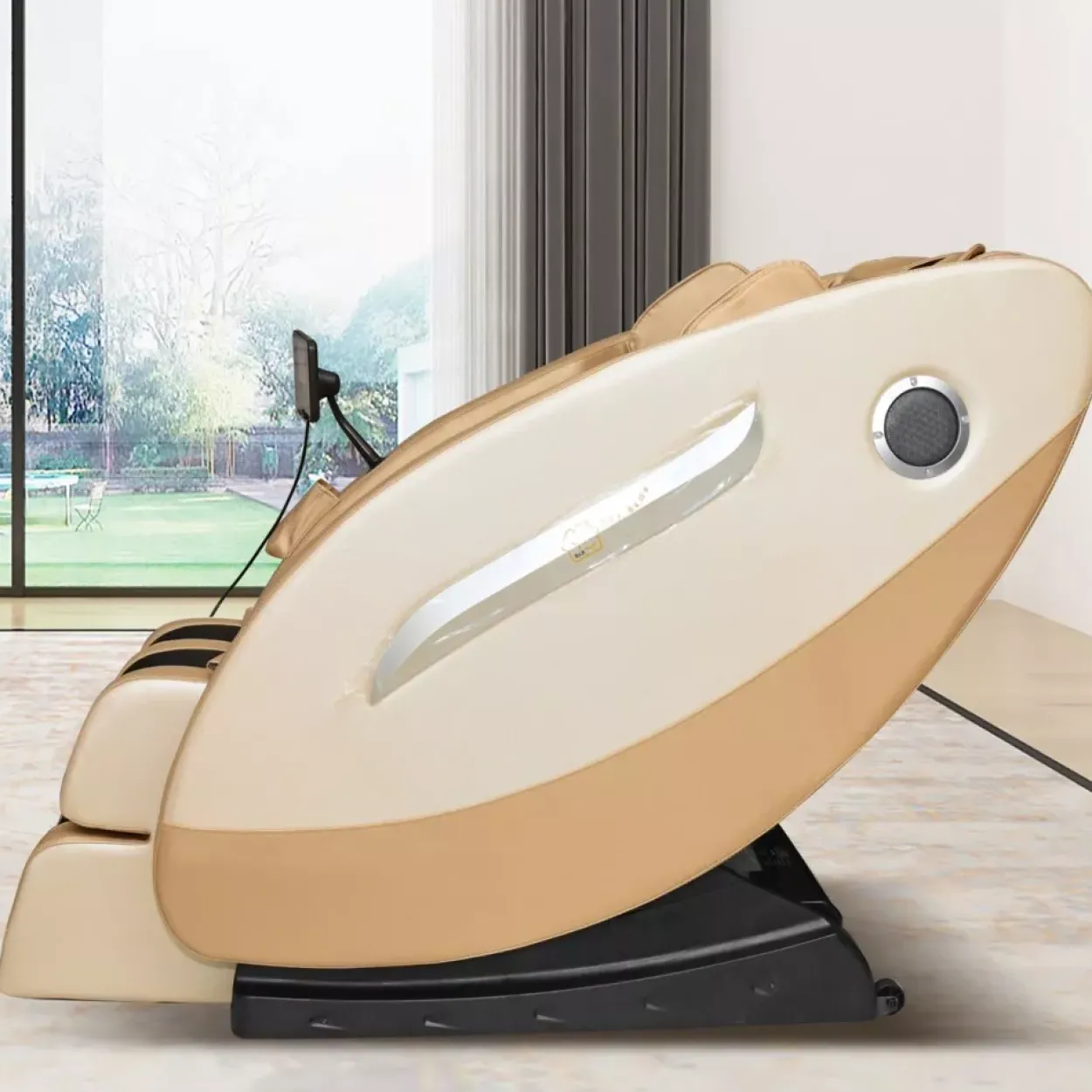 Elektrischer Massagesessel mit Zero Space-System, ca. 140 x 74 x 101 cm - Creme