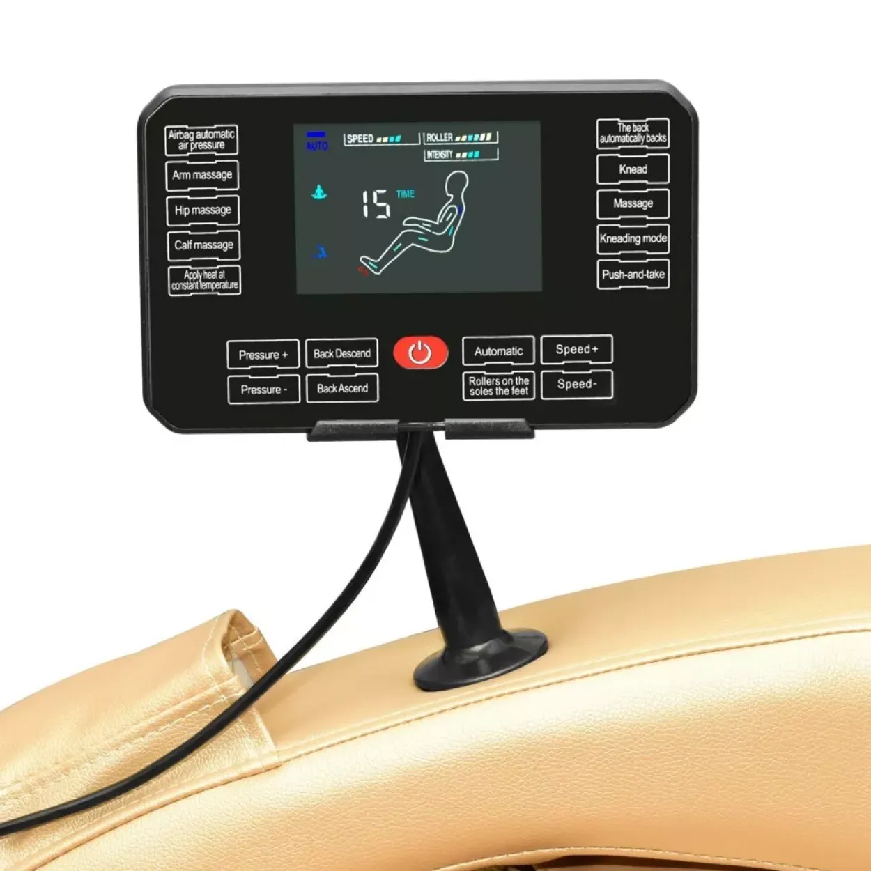 Elektrischer Massagesessel mit Zero Space-System, ca. 140 x 74 x 101 cm - Creme