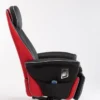 Elektrischer Massagesessel Relaxsessel - schwarz/rot Lederoptik