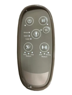 Elektrischer Massagesessel mit Hocker, Heizfunktion und 2D Modus, ca. 110 x 68 x 110 cm - Braun