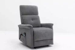 Elektrischer TV-Massagesessel mit Wärme-Funktion - Dunkelgrau
