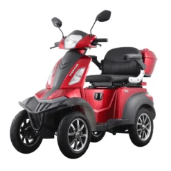 Elektromobil VISTA 25 km/h – 4-rädriges Seniorenmobil mit COC-Zulassung Rot