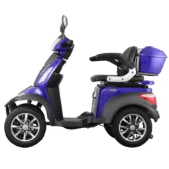 Elektromobil VISTA 25 km/h – 4-rädriges Seniorenmobil mit COC-Zulassung Blau