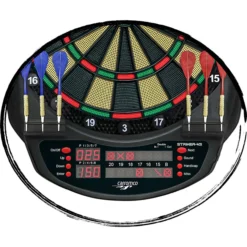 ELEKTRONIK DARTBOARD STRIKER-401, MIT ADAPTER, 3-LOCH ABSTAND