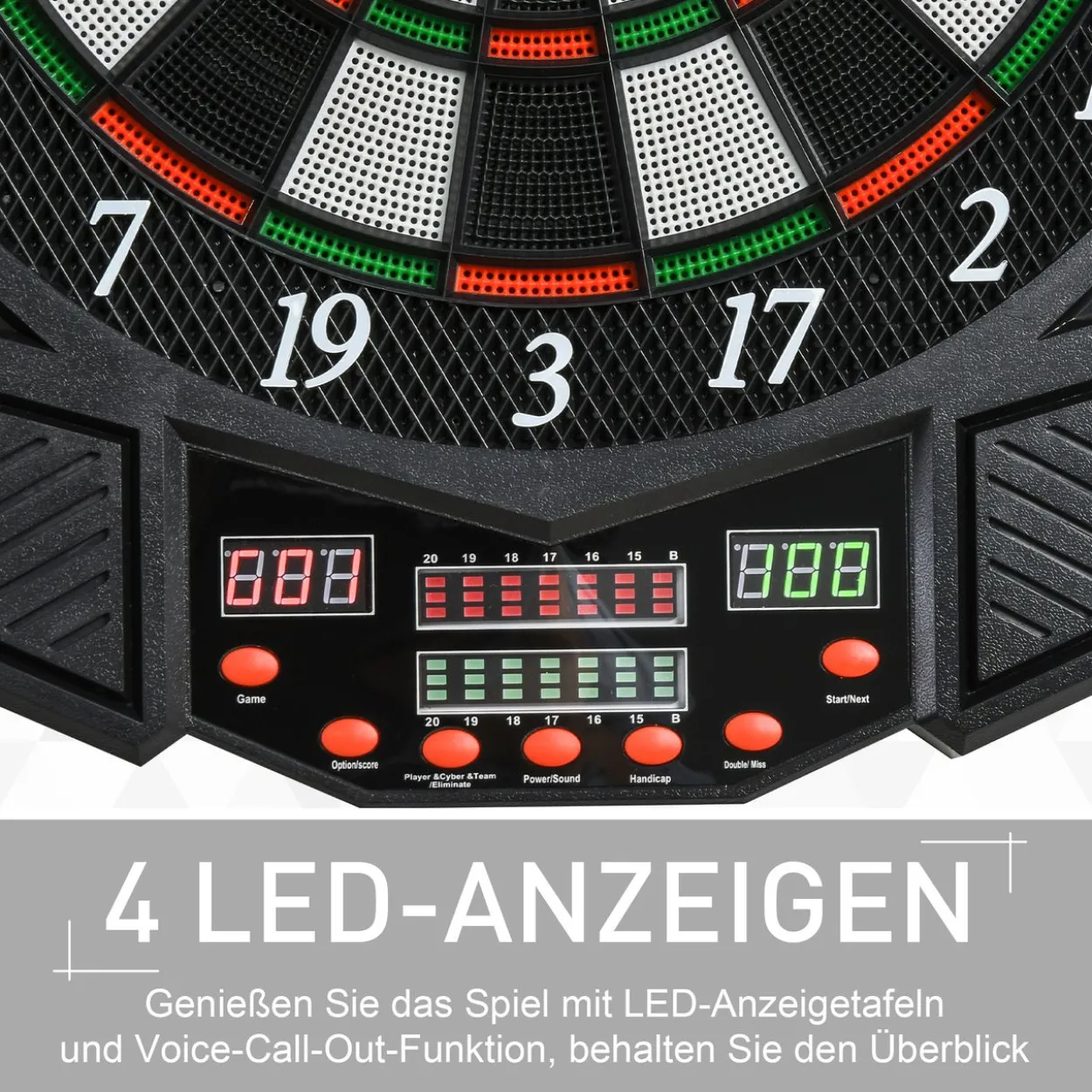 Elektronische Dartscheibe