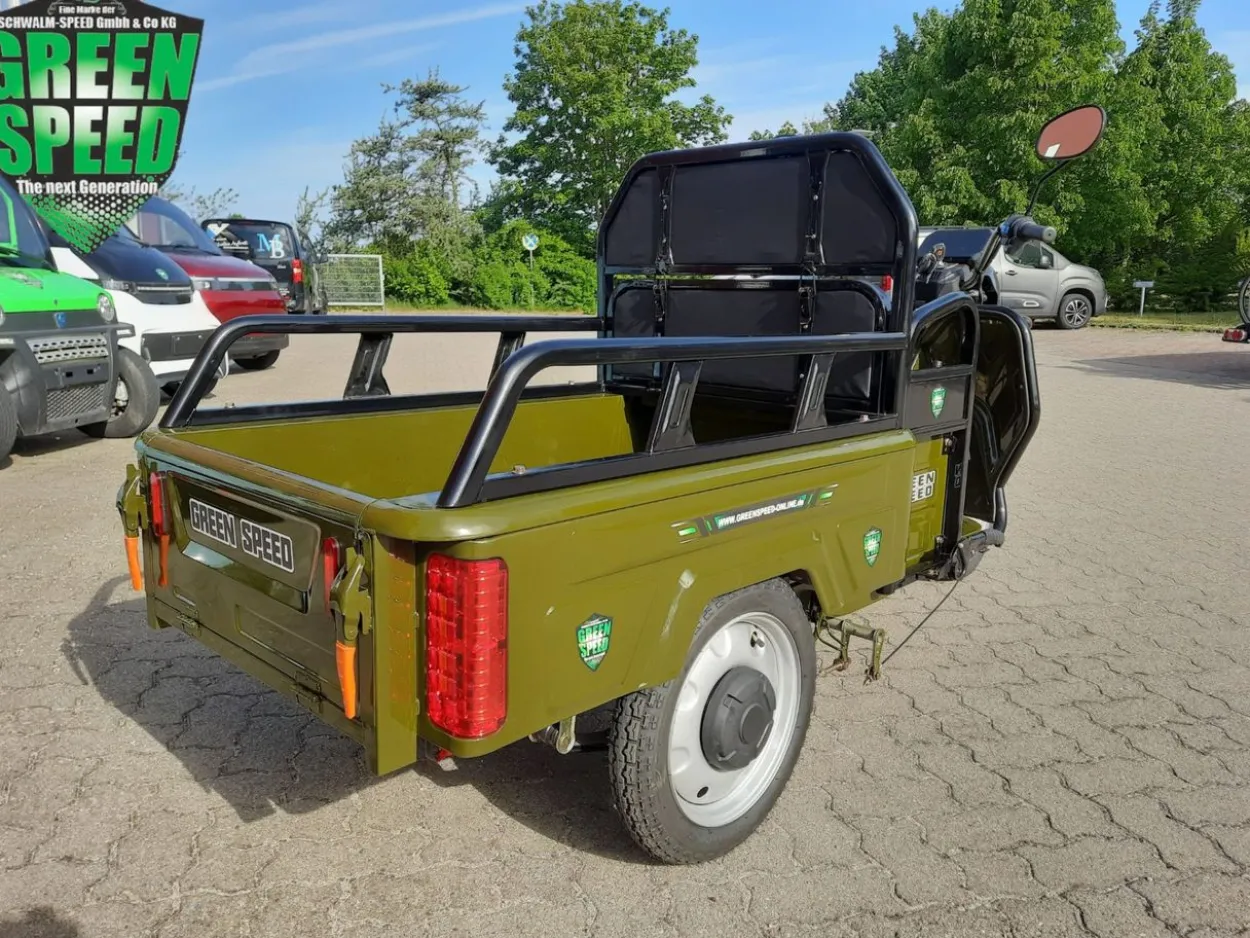 Elektro 3-Rad Cargo Pritsche "L-Klasse" mit Kippfunktion