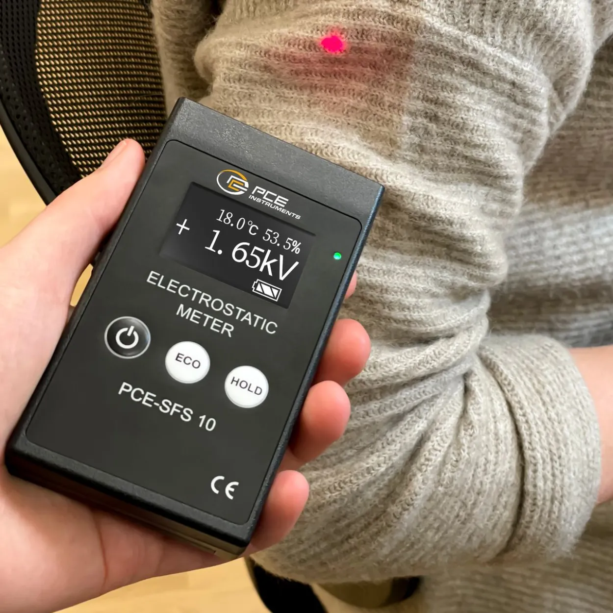Elektrostatik Messgerät PCE-SFS 10
