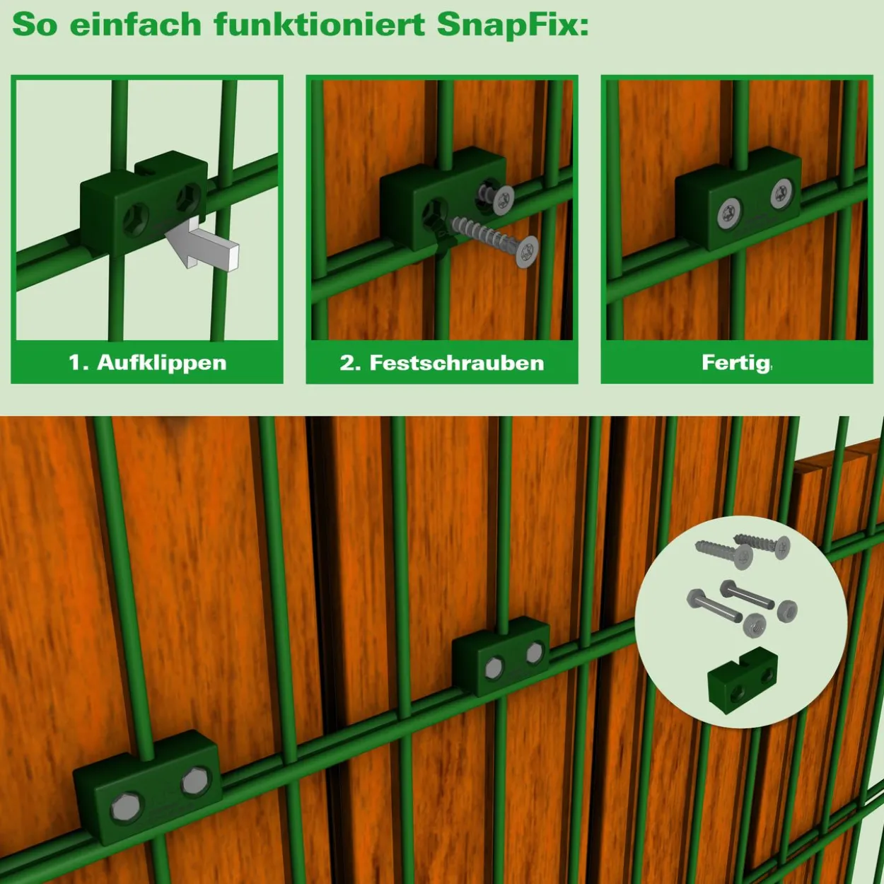 elephant Snapfix® DSM 868 grün 12er Pack