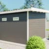 eleph WPC Gartenhaus Flachdach M