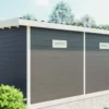 eleph WPC Gartenhaus Flachdach L