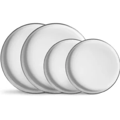 Emaillierte Herdabdeckplatten-Set, 4-teilig