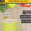 Emaillierter Milchtopf Juist, 10 cm
