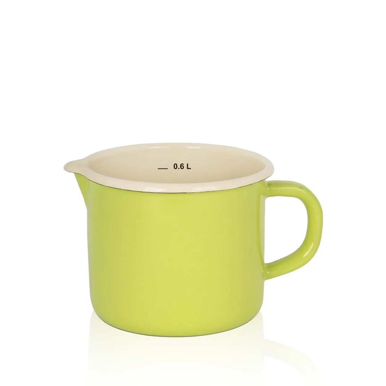 Emaillierter Milchtopf Juist, 10 cm