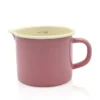 Emaillierter Milchtopf - rosa - 12 cm