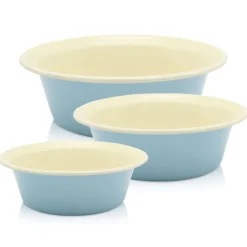 Emailliertes Schüssel-Set SYLT 3 tlg. (20, 24, 28 cm)