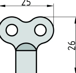 Entlüftungsschlüssel