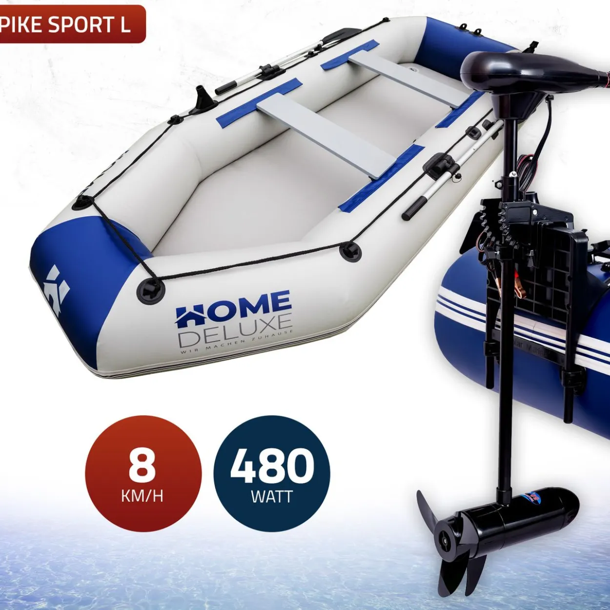 -EOL- Schlauchboot PIKE SPORT L - Ca. 330 x 136 cm