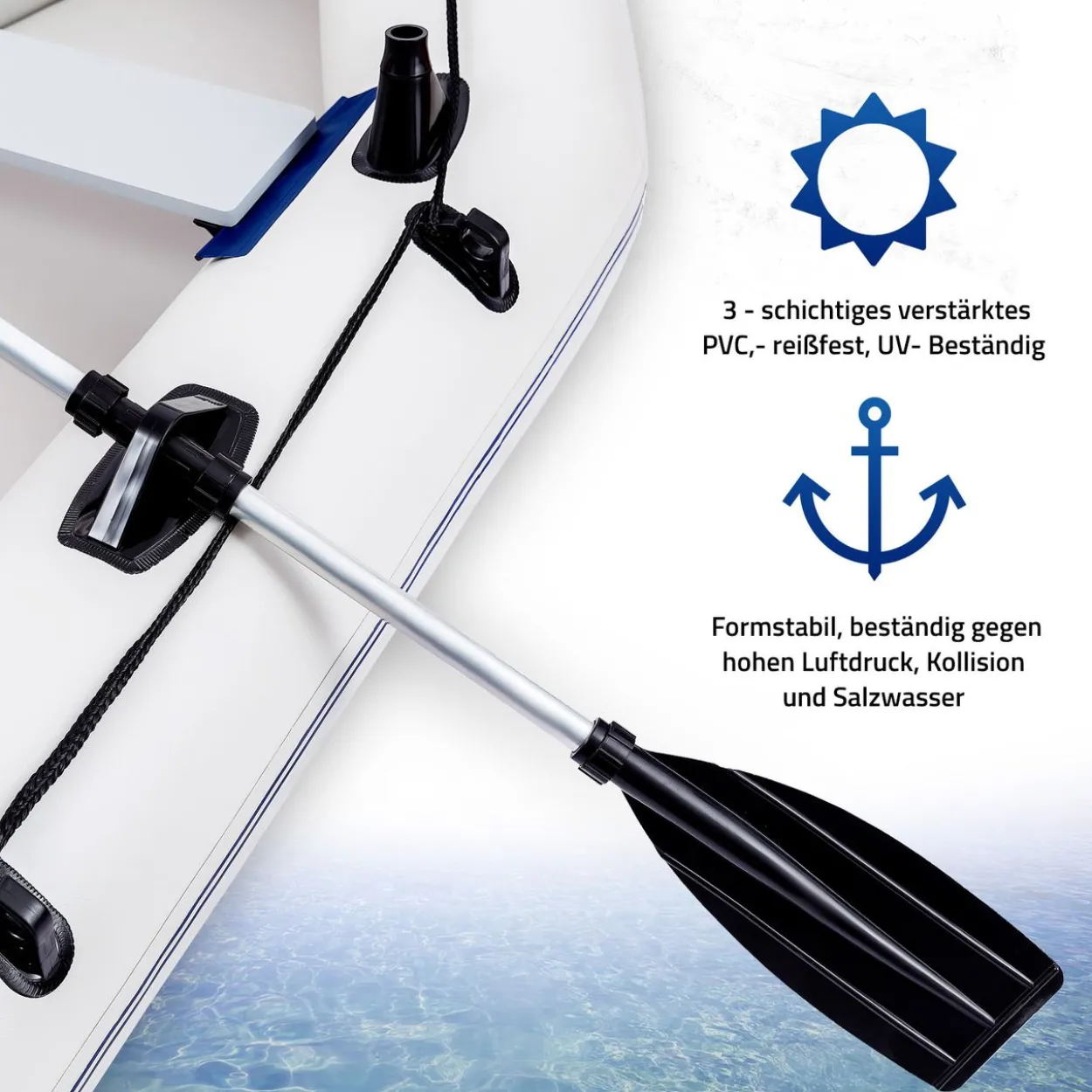 -EOL- Schlauchboot PIKE SPORT L - Ca. 330 x 136 cm