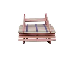 Ergonomische Saunaliege aus Akazienholz faltbar,, ca. 157 x 60 x 75/103 cm
