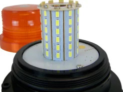 60er LED Rundumkennleuchte mit Magnetmontage