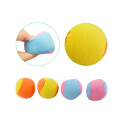 2er-Pack Selbstklebende Handschuhe, Zielweste und Wurfbälle