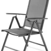 2er Set Aluminium Klappsessel - Anthrazit