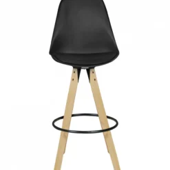 2er Set Barhocker LIMA Schwarz Retro