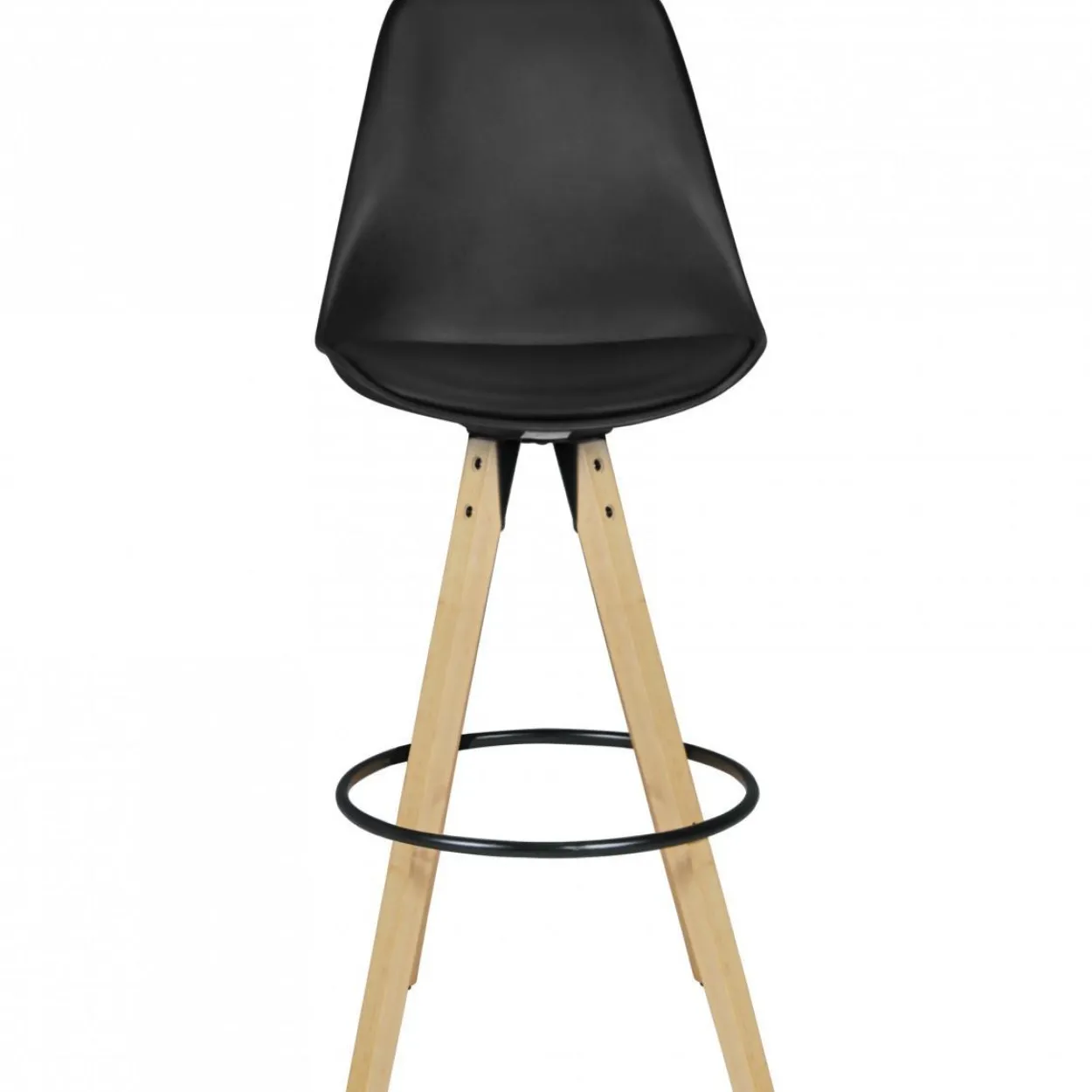 2er Set Barhocker LIMA Schwarz Retro