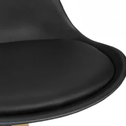 2er Set Barhocker LIMA Schwarz Retro