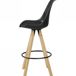 2er Set Barhocker LIMA Schwarz Retro