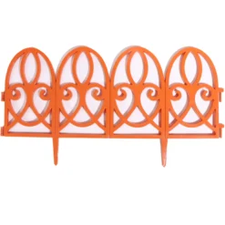 10er-Set Gartenzaun aus PP, ca. 56 x 29,5 cm