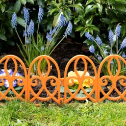 10er-Set Gartenzaun aus PP, ca. 56 x 29,5 cm