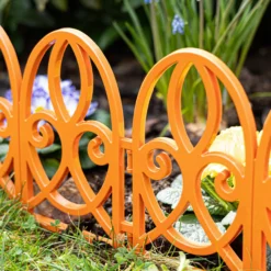 10er-Set Gartenzaun aus PP, ca. 56 x 29,5 cm