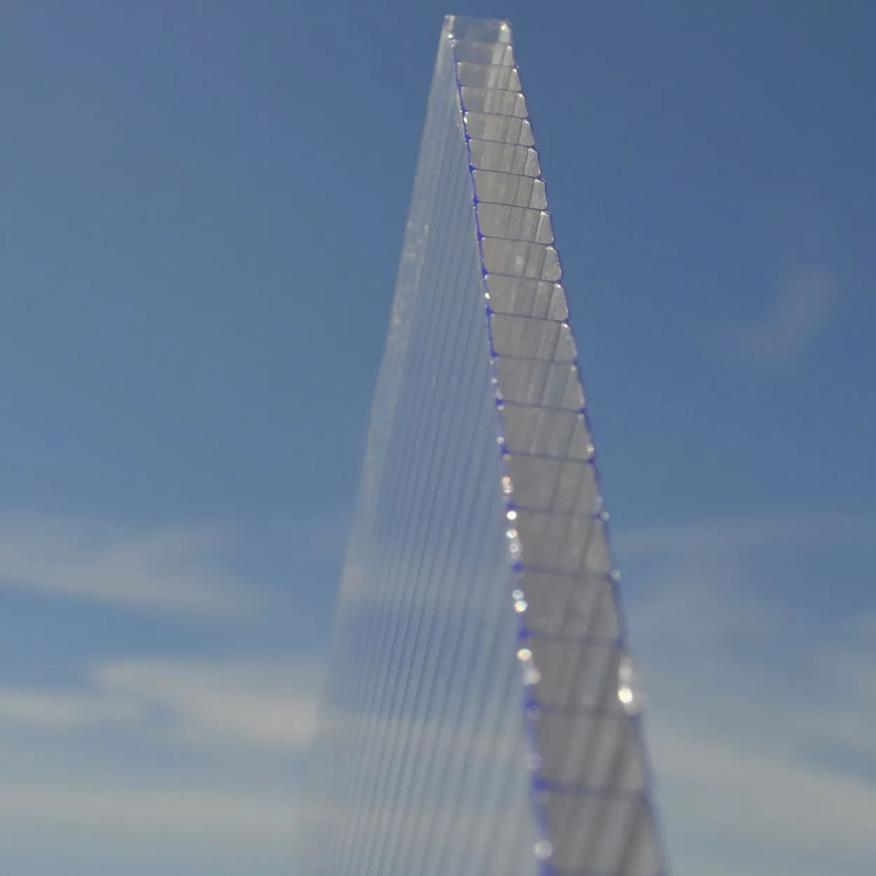 14er-Set Hohlkammerstegplatten- Polycarbonat, je ca. 118 x 58 cm