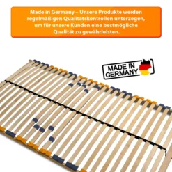 2er Set Lattenrost 90 x 200 cm für Partner 
