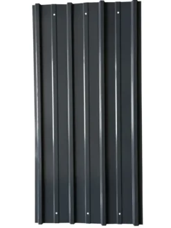 12er Set Profil-/Trapezblech, ca. 117 cm x 57 cm - Anthrazit