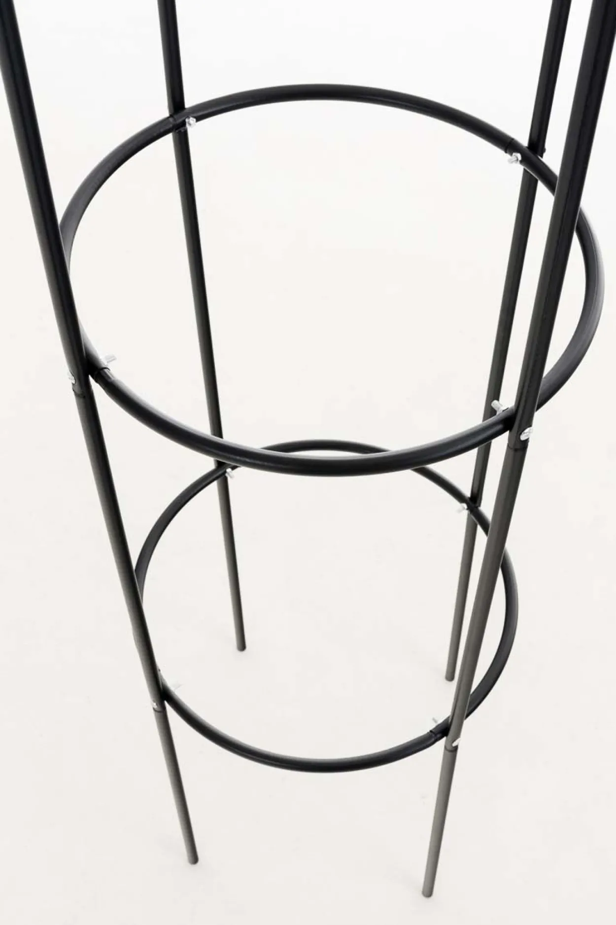 6er Set Rosensäule Romantika, schwarz