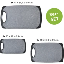 3er Set, Schneidebrett, PP