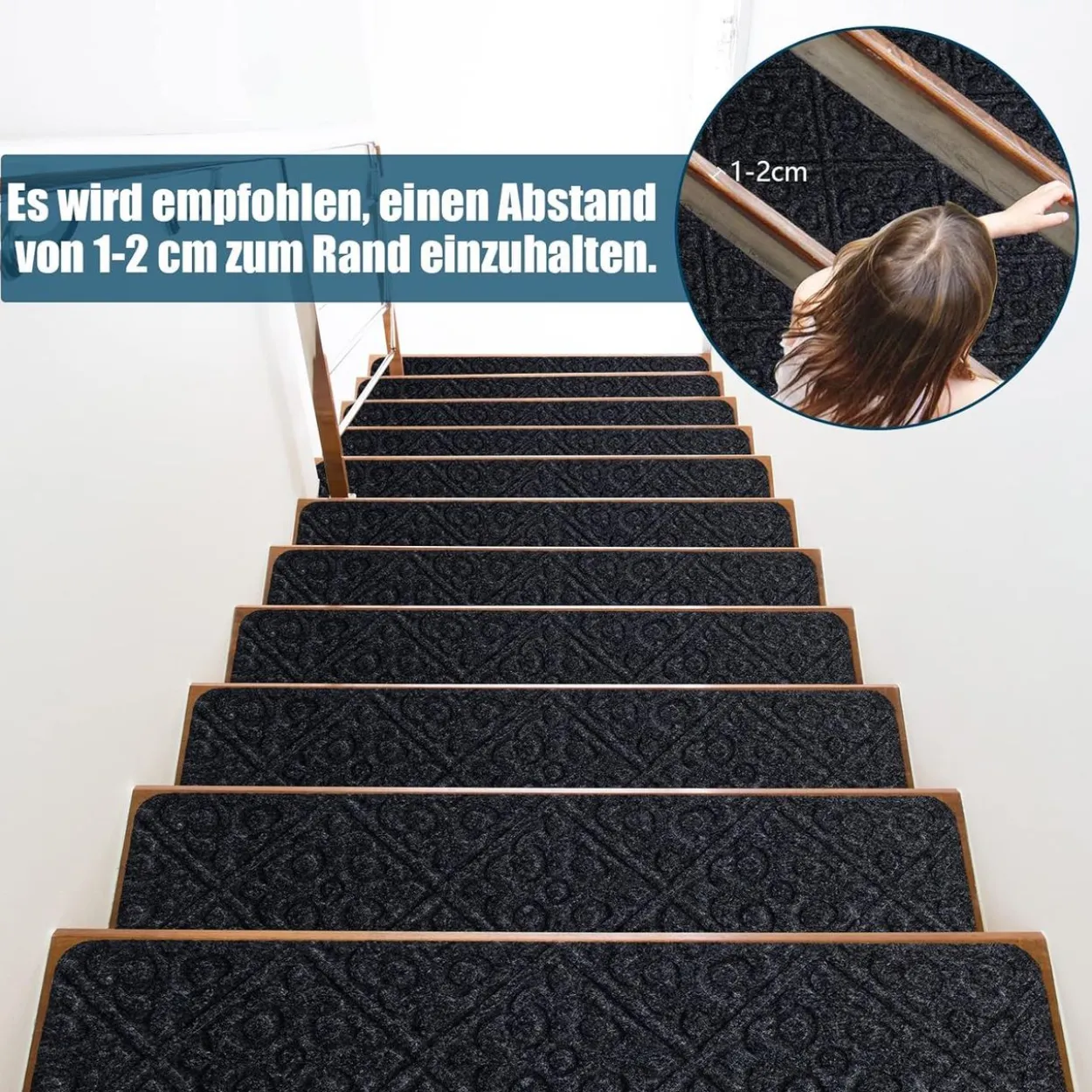 15er Set Stufenmatten für Treppen