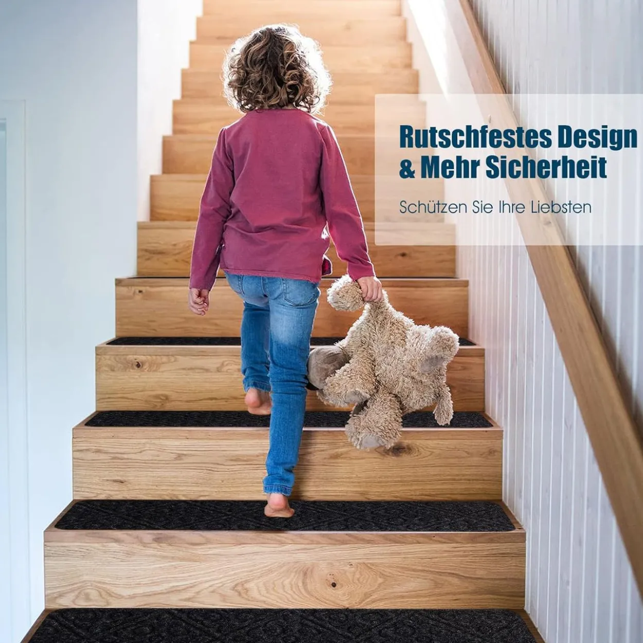 15er Set Stufenmatten für Treppen