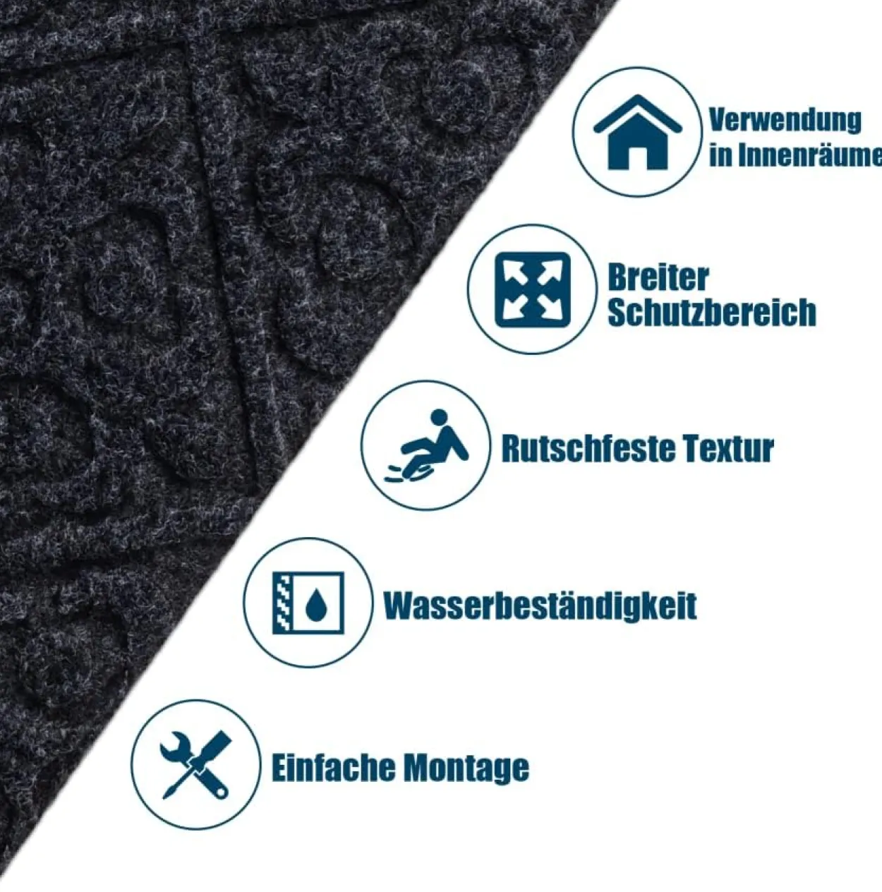15er Set Stufenmatten für Treppen