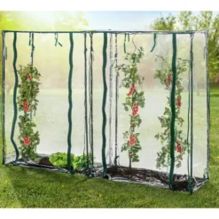 2er-Set Tomatengewächshäuser, ca.150 x 100 x 50 cm
