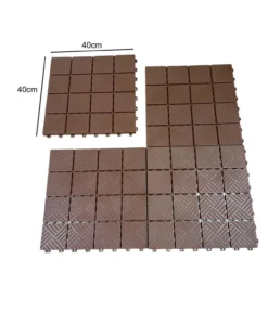 14er-Set Universal-Bodenplatten aus Kunststoff, ca. 40 x 40 x 2 cm