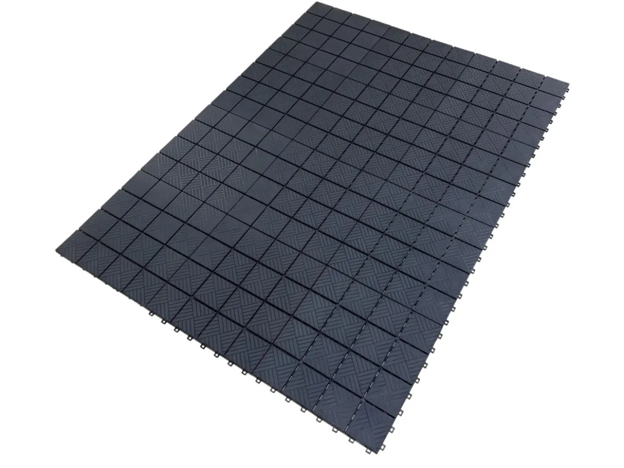8er-Set Universal-Bodenplatten aus Kunststoff, ca. 40 x 40 x 2 cm