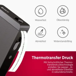 Etikettendrucker OLYMPIA P22 schwarz