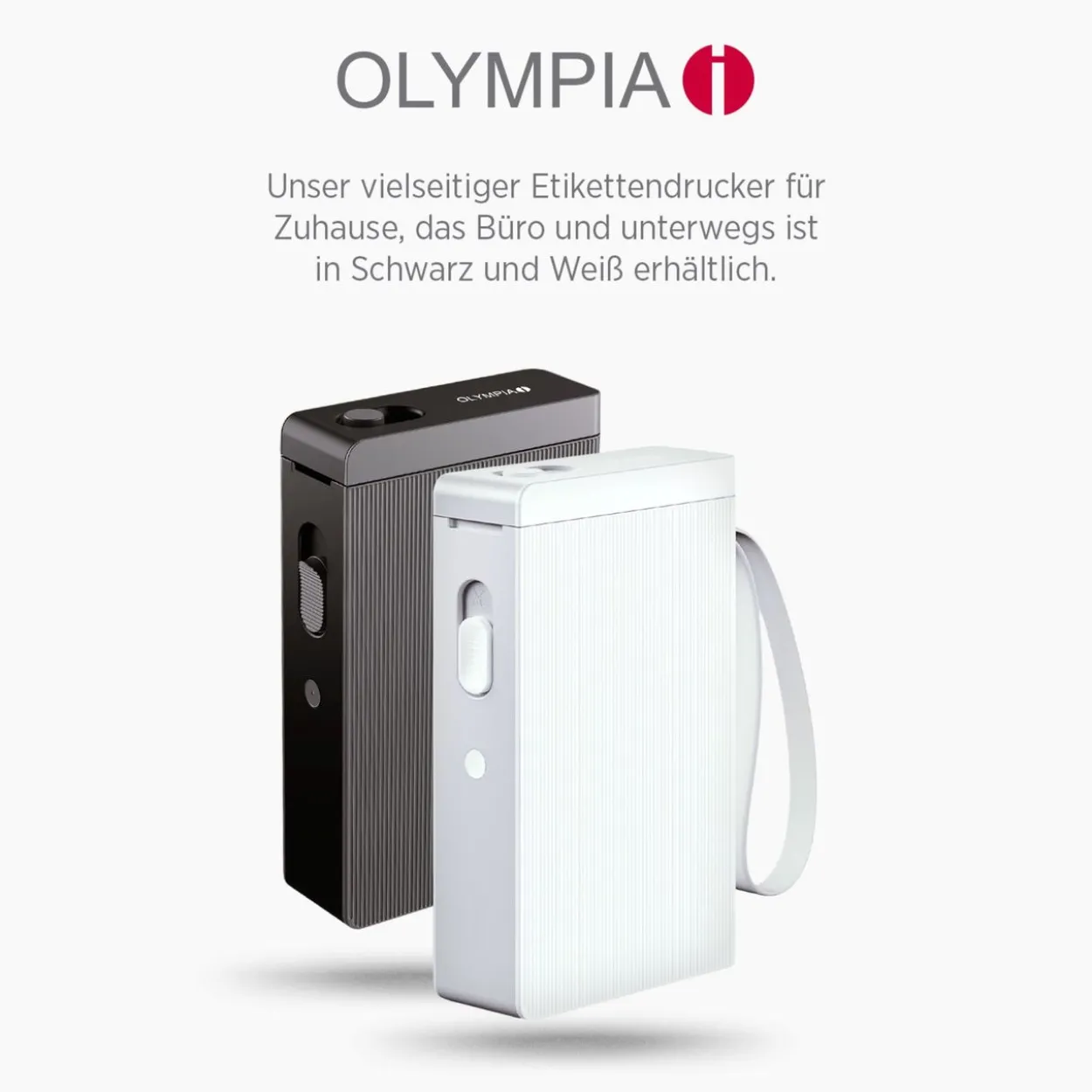 Etikettendrucker OLYMPIA P22 schwarz