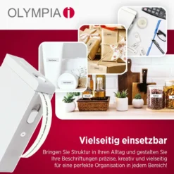 Etikettendrucker OLYMPIA P22 weiß