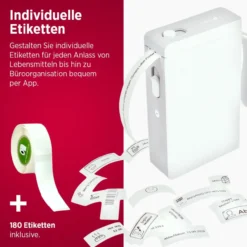 Etikettendrucker OLYMPIA P22 weiß