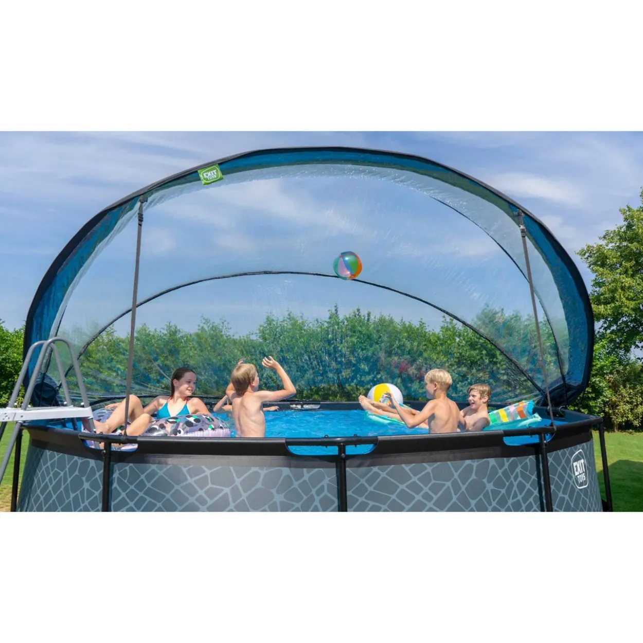 EXIT Poolabdeckung ECO ø450cm - universell