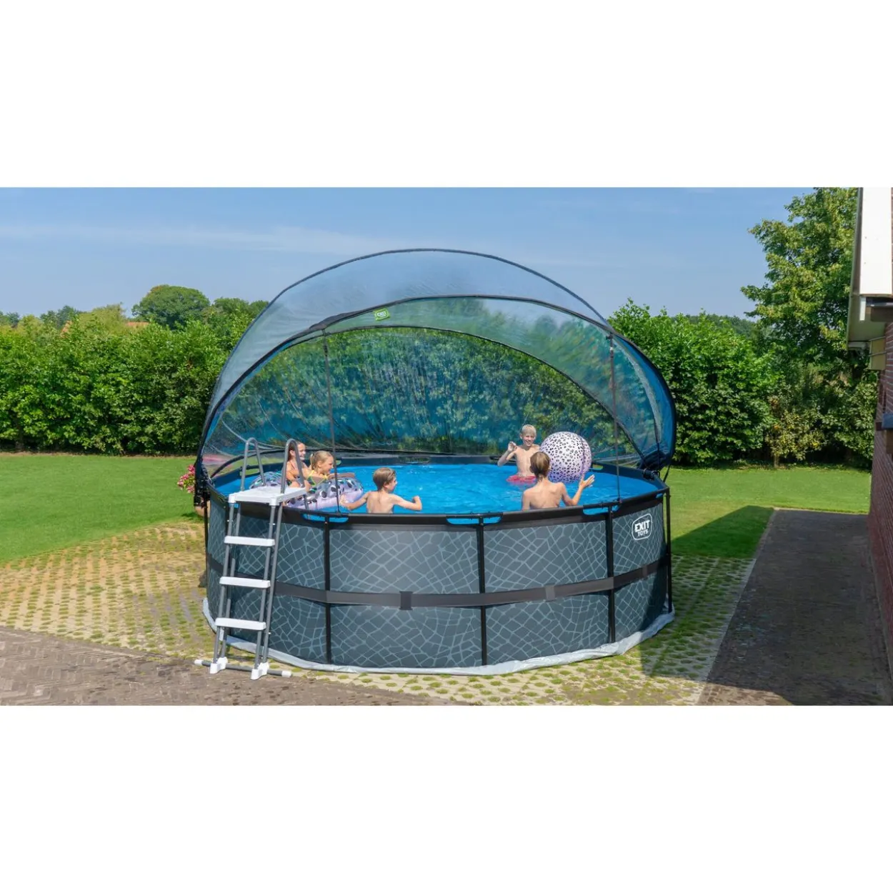 EXIT Poolabdeckung ECO ø450cm - universell
